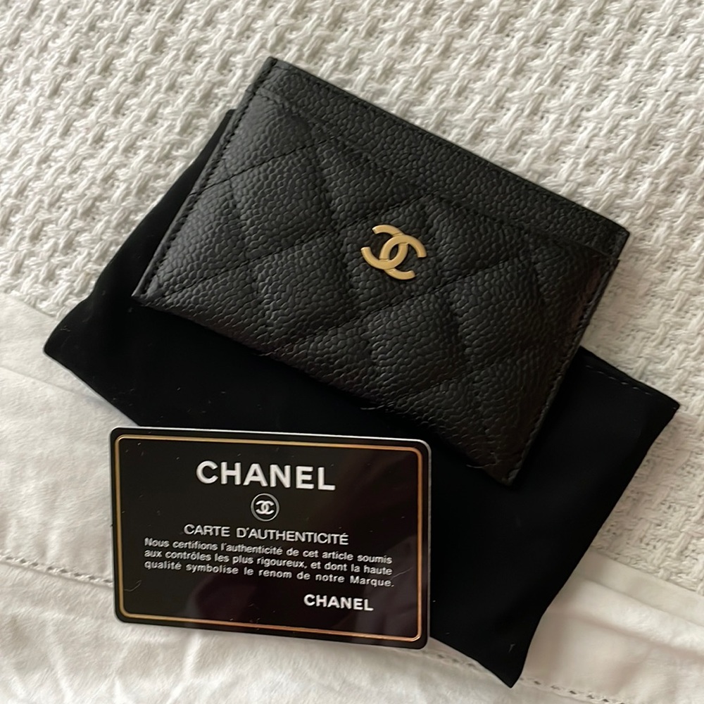 Chanel card holder